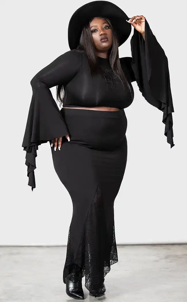 Aramina Skirt [Plus-Size]-Killstar-Tragic Beautiful
