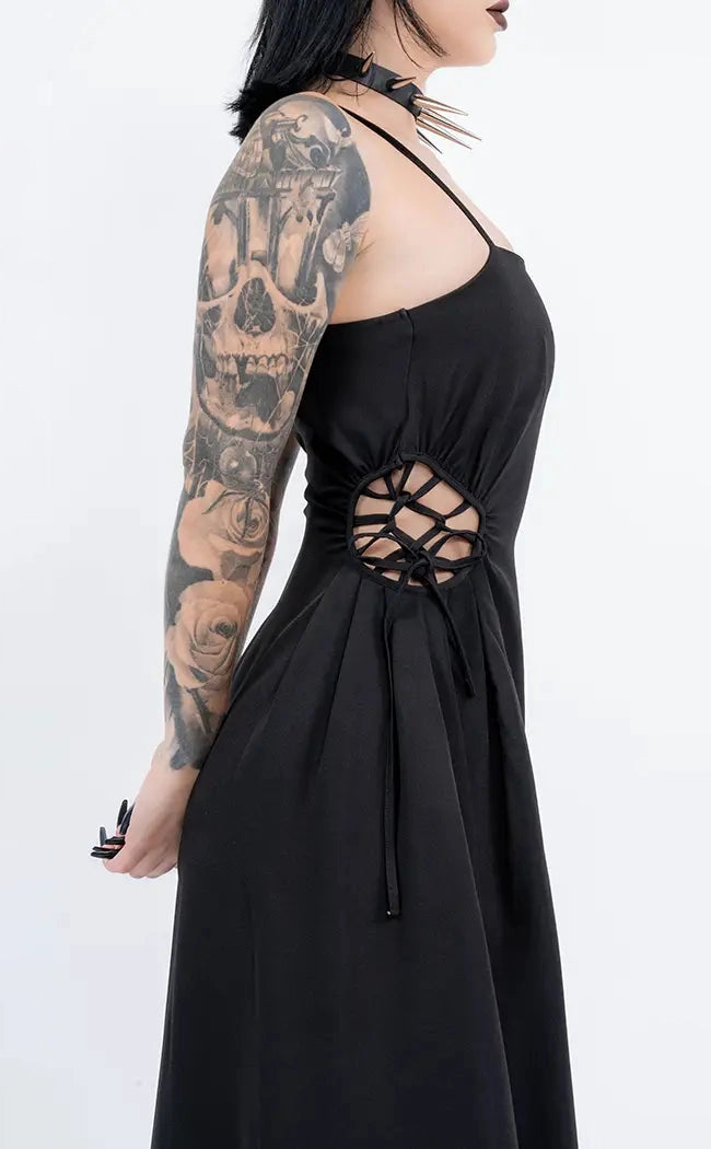 Dreamland Midi Dress-Punk Rave-Tragic Beautiful