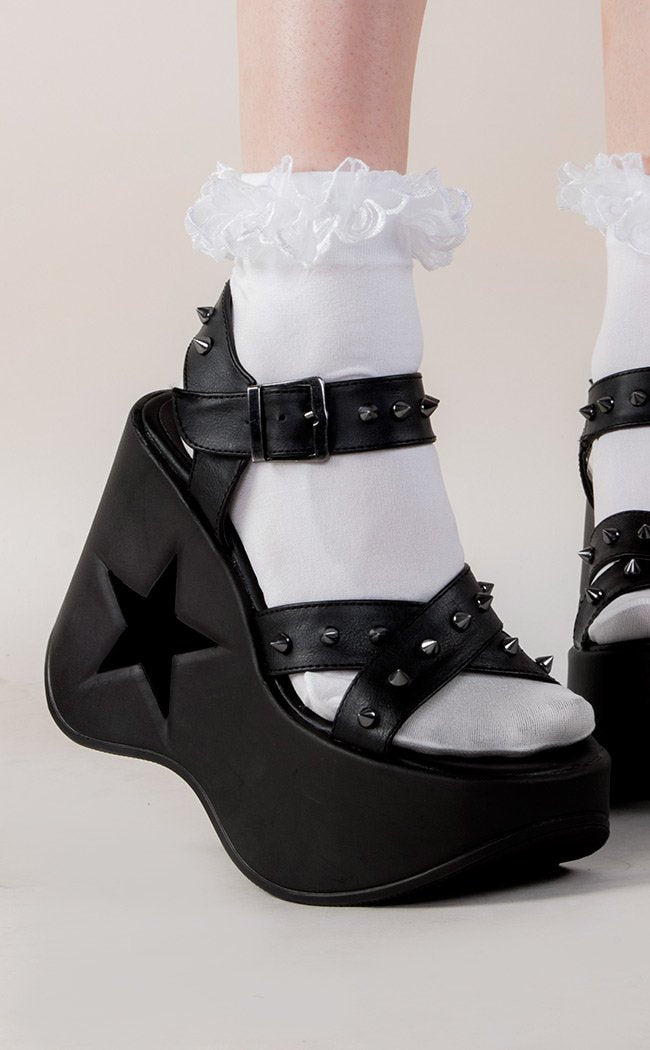 DYNAMITE-02 Black Heels-Demonia-Tragic Beautiful
